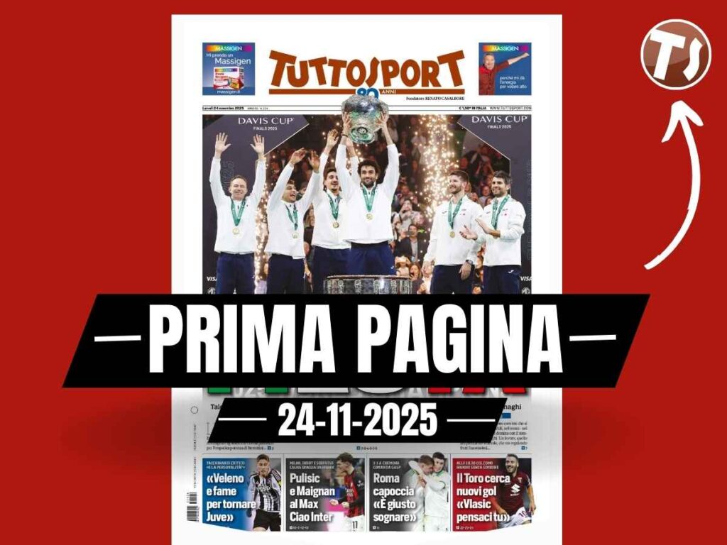 Prima pagina Tuttosport: "Milan, Pulisic e Maignan al Max: ciao Inter! Il derby è rossonero"