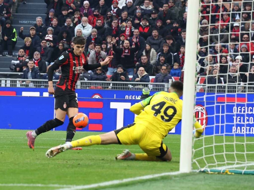 Milan-Sassuolo 1-1 (45'): Bartesaghi in gol, che emozione! | Serie A News