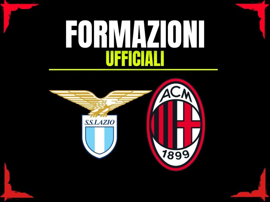 Lazio-Milan, le formazioni ufficiali: Jashari titolare. Altri quattro cambi per Allegri