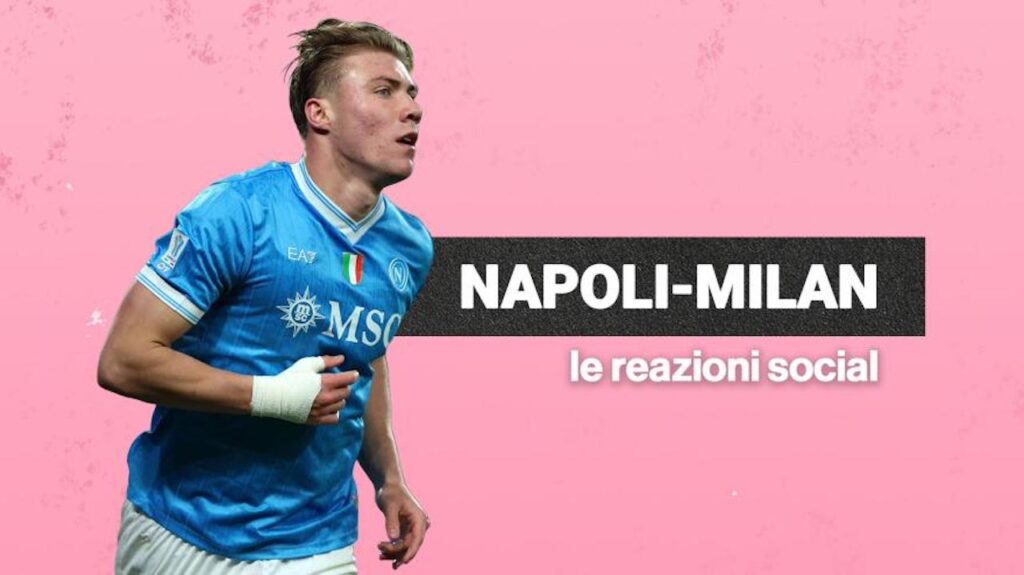 Hojlund show e critiche a Maignan: Napoli-Milan, le reazioni social dei tifosi