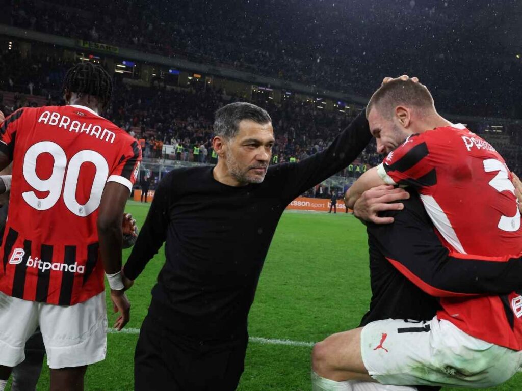 Conceicao: "I giocatori del Milan non mi hanno mai tradito. Anzi, erano con me. Pretendo rigore, ma ..."