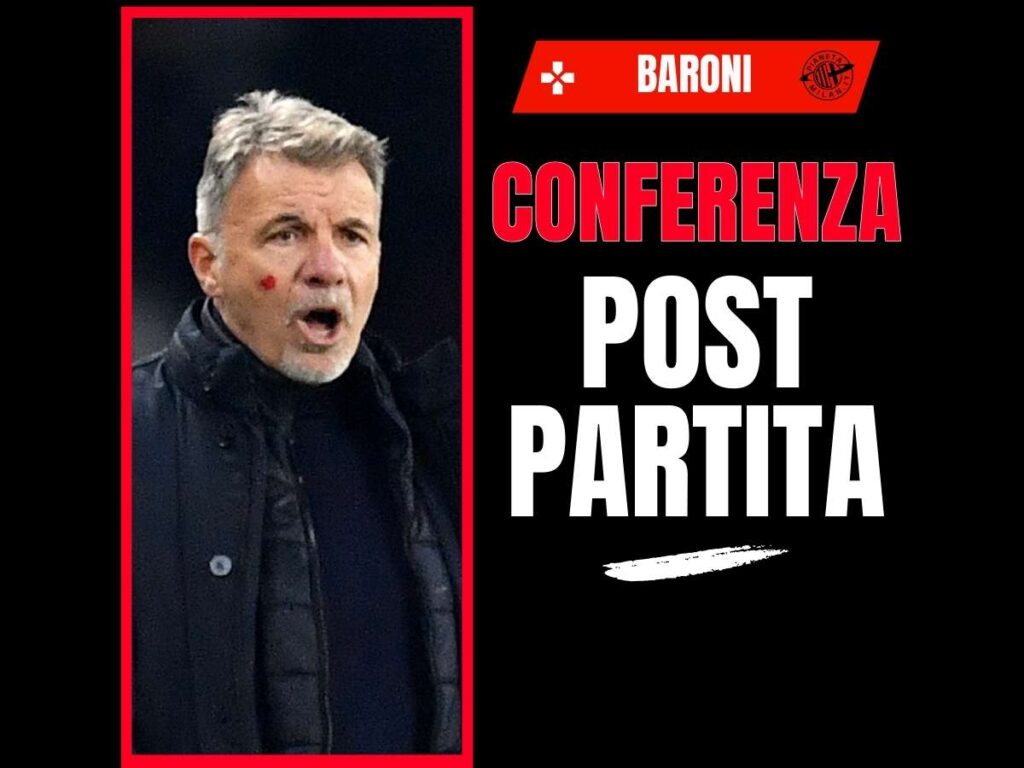 Torino Baroni conferenza post-partita Torino-Milan 8 dicembre 2025