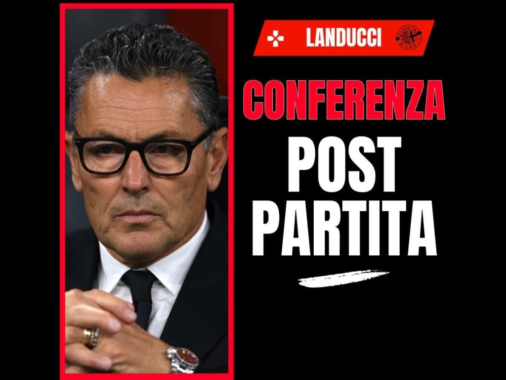 AC Milan Landucci conferenza post-partita Torino-Milan 8 dicembre 2025