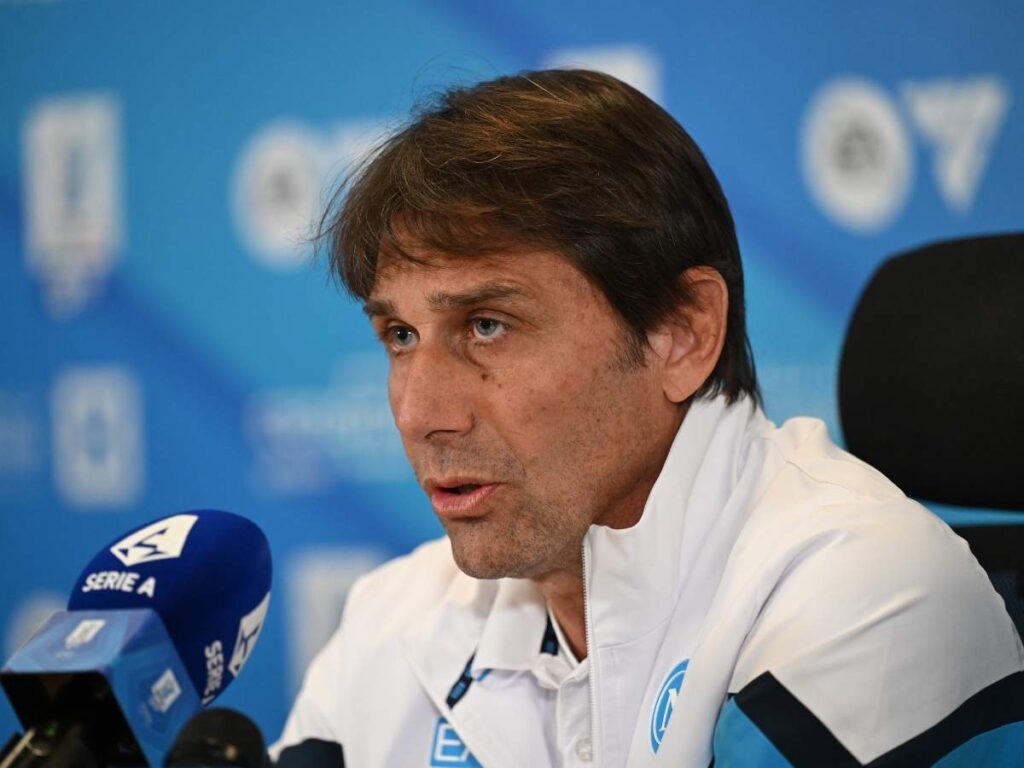 Antonio Conte Napoli conferenza stampa Riyadh Arabia Saudita