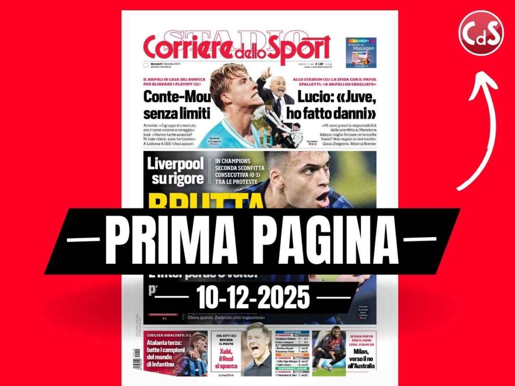 Prima pagina Corriere dello Sport: "Milan, verso il no all'Australia. Leao, esami ok"