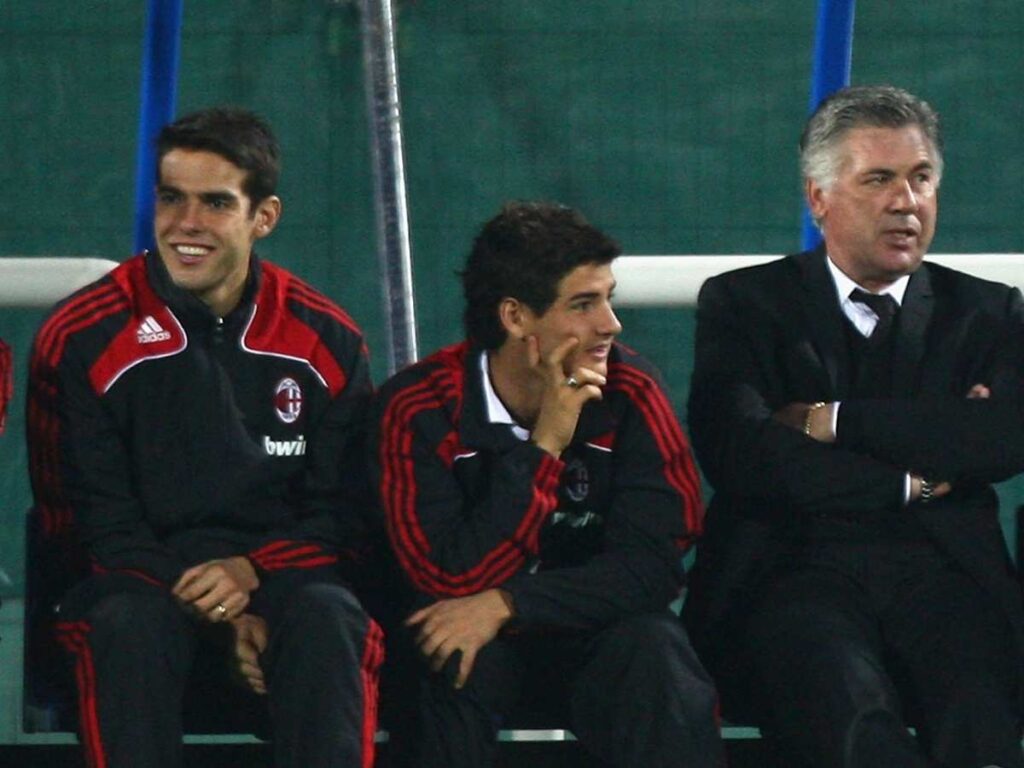 Milan, Ancelotti assieme a Kakà, Shevchenko e Pato: ecco i post social