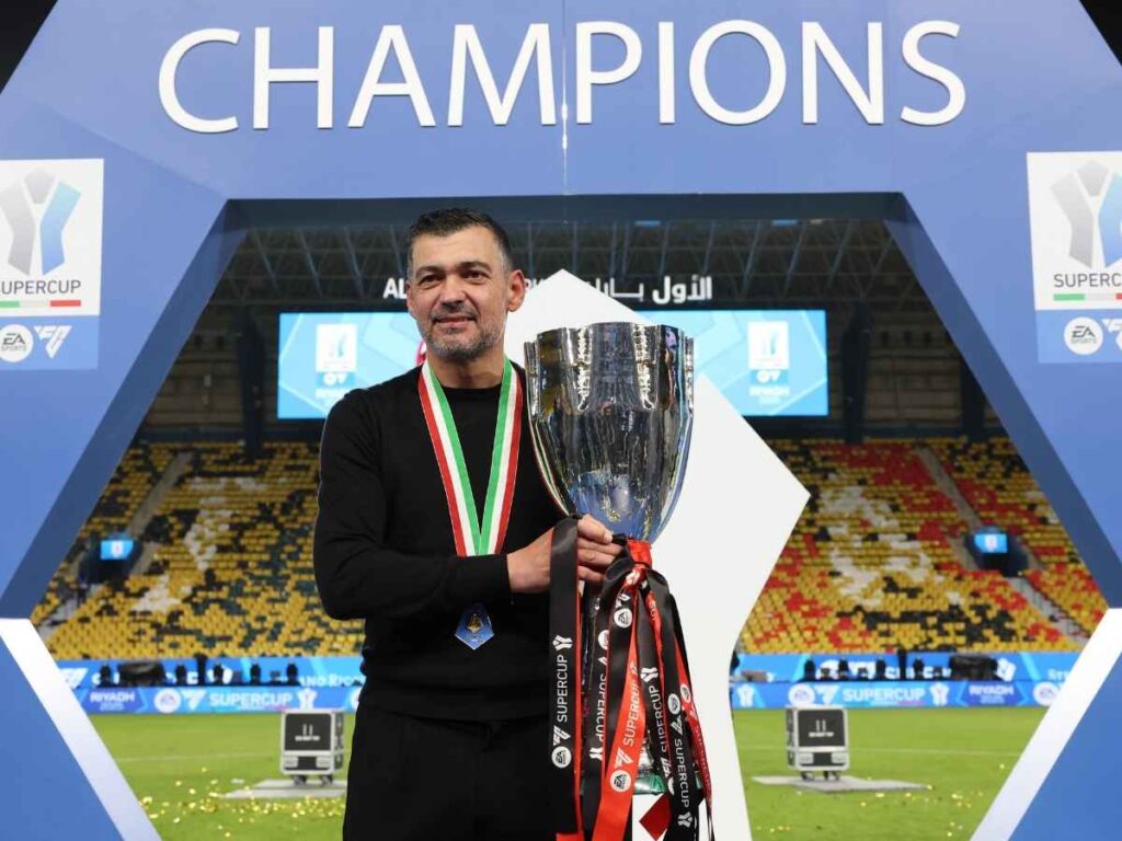 Conceicao: "Piansi per la Supercoppa Italiana vinta con il Milan appena arrivato"