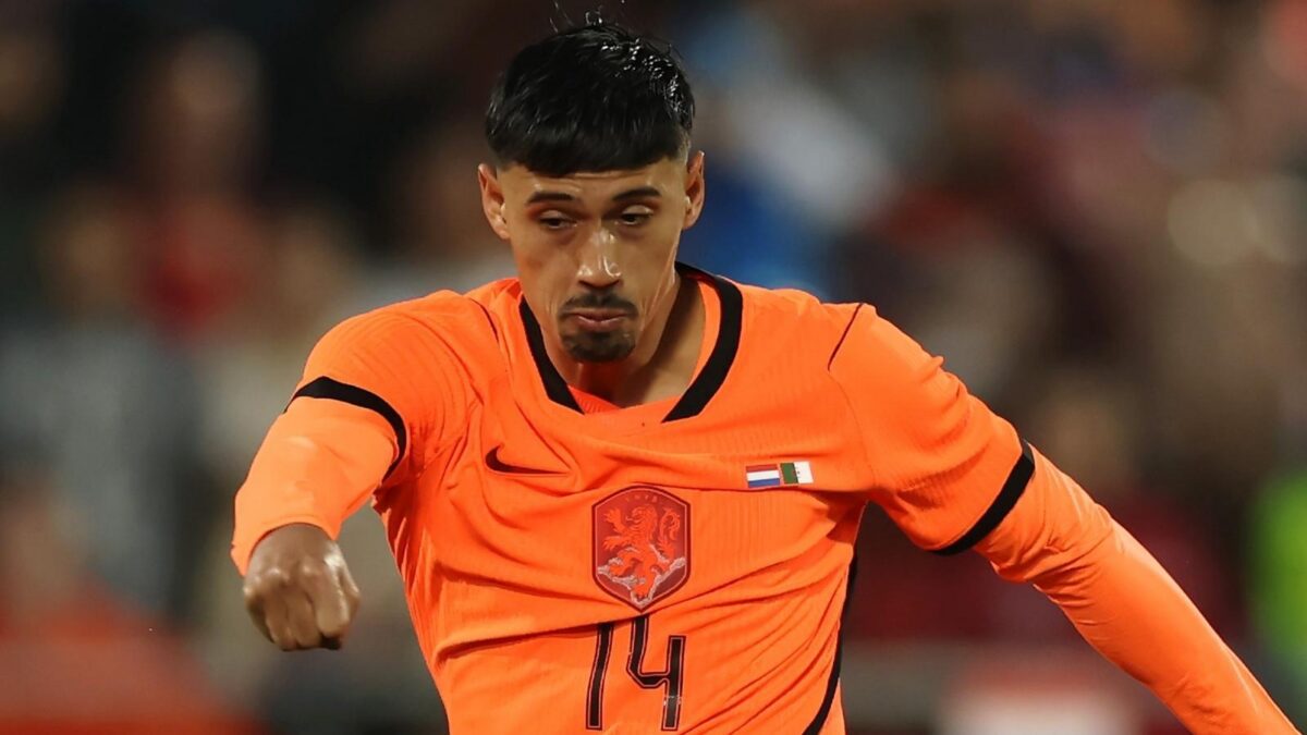 Tijjani Reijnders, centrocampista Manchester City ed ex AC Milan, qui con la maglia della Nazionale dell'Olanda