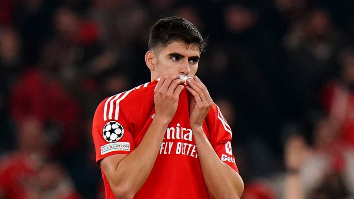 António Silva, difensore Benfica, è un obiettivo del Milan per il calciomercato estivo 2026