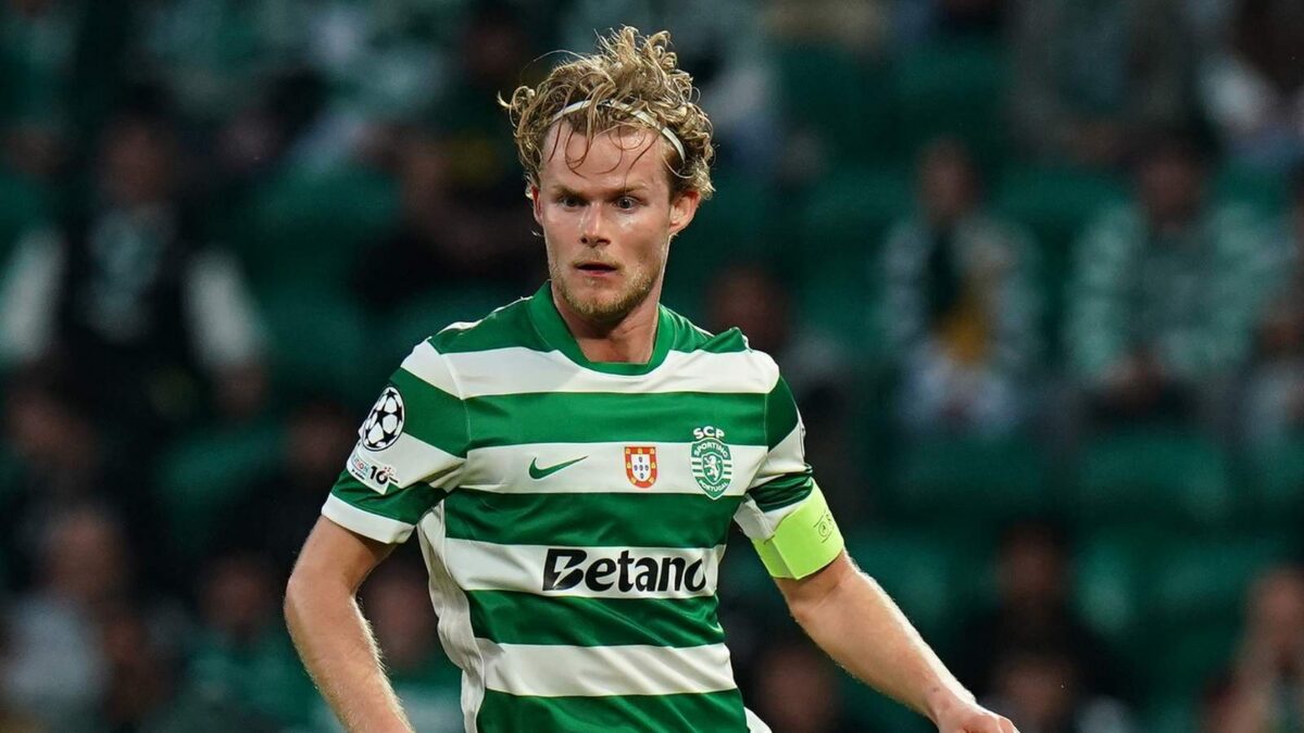 Morten Hjulmand, centrocampista Sporting Lisbona, è tra i rinforzi chiesti da Rúben Amorim al Milan per il calciomercato estivo 2026