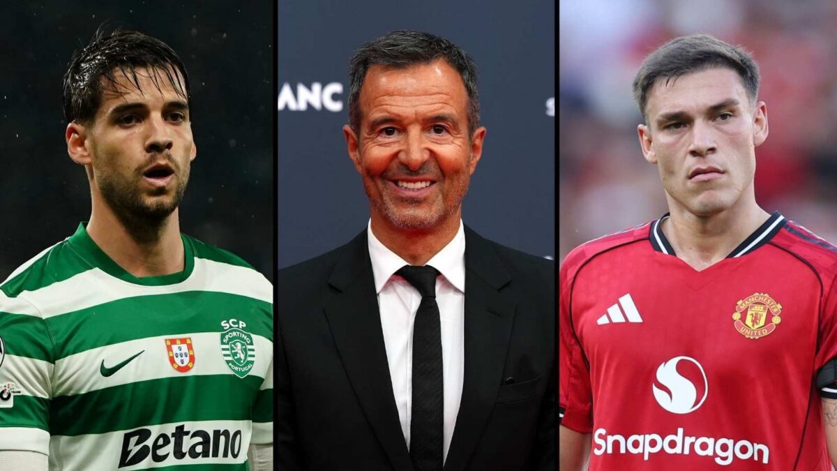 Daniel Bragança, Jorge Mendes e Manuel Ugarte