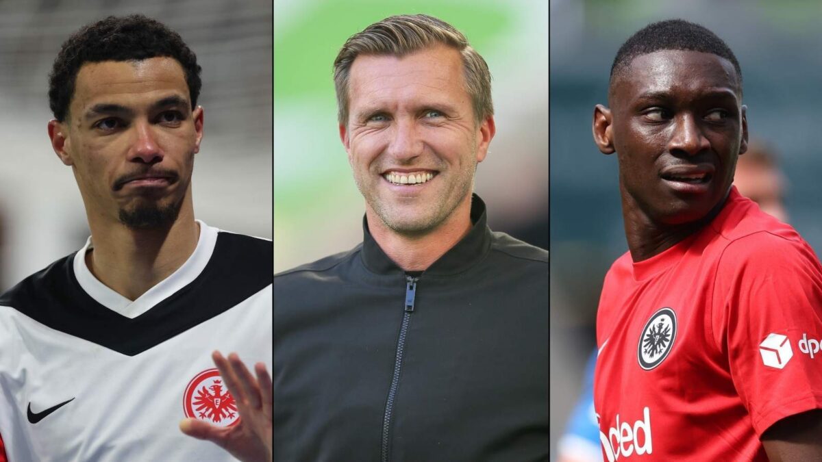 Hugo Ekitiké, Markus Krösche e Randal Kolo Muani