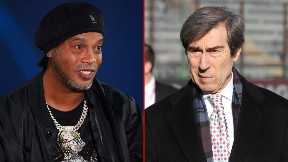 Ronaldinho e Ariedo Braida