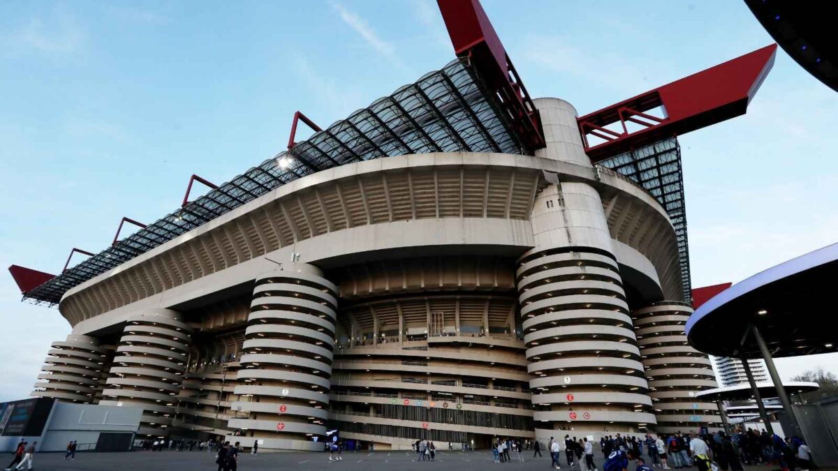 Lo stadio 'Giuseppe Meazza' di San Siro, a Milano, la casa di Milan e Inter
