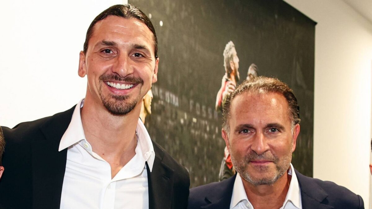 Zlatan Ibrahimovic e Gerry Cardinale