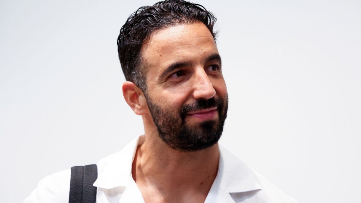 Rúben Amorim, nuovo allenatore AC Milan, al suo arrivo a Milano