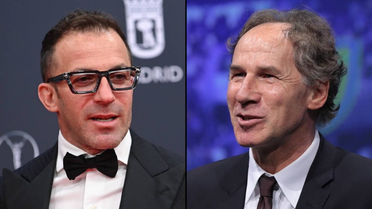 Alessandro Del Piero e Franco Baresi