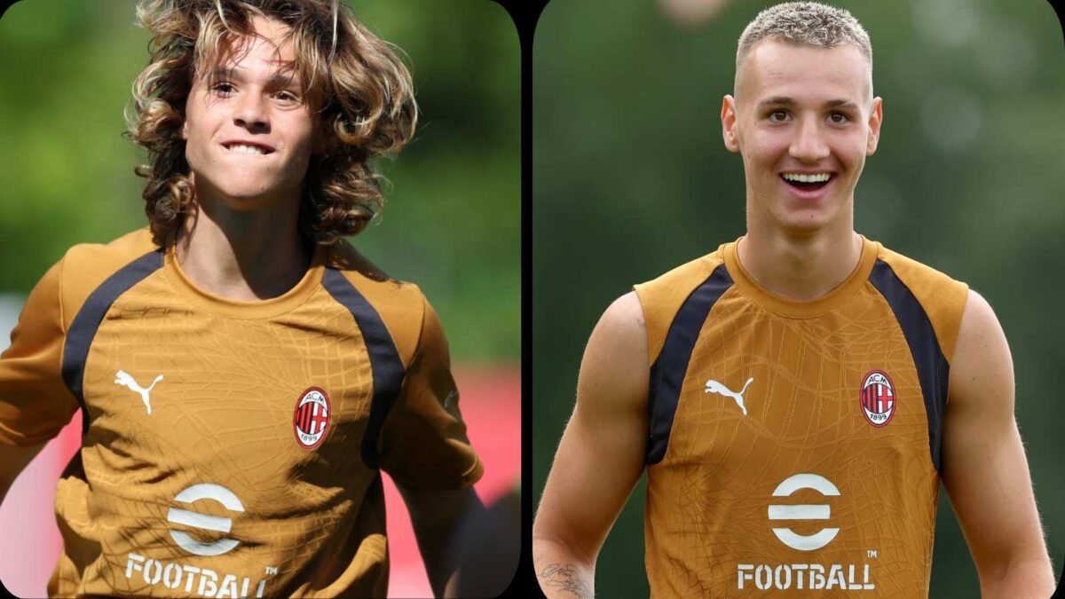 Christian Comotto e Francesco Camarda, giocatori AC Milan, potrebbe trasferirsi in prestito al Parma in questo calciomercato estivo 2026