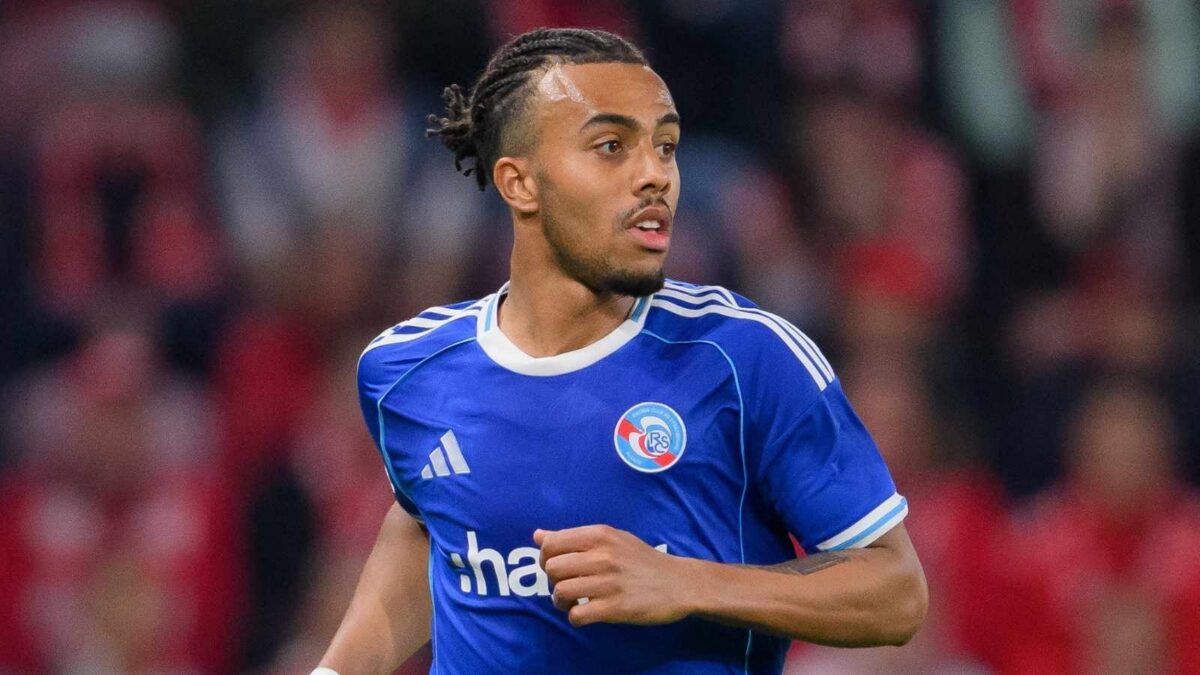 Guéla Doué, difensore Strasburgo, è un obiettivo del Milan per il calciomercato estivo 2026