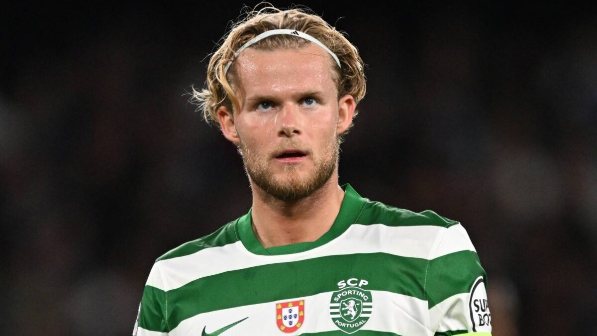 Morten Hjulmand, centrocampista Sporting Lisbona, obiettivo di calciomercato del Milan, andrà all'Atlético Madrid