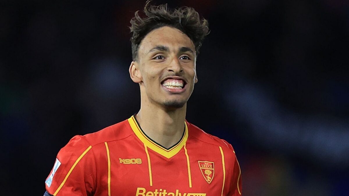 Tiago Gabriel, difensore Lecce, obiettivo del Milan nel calciomercato estivo 2026