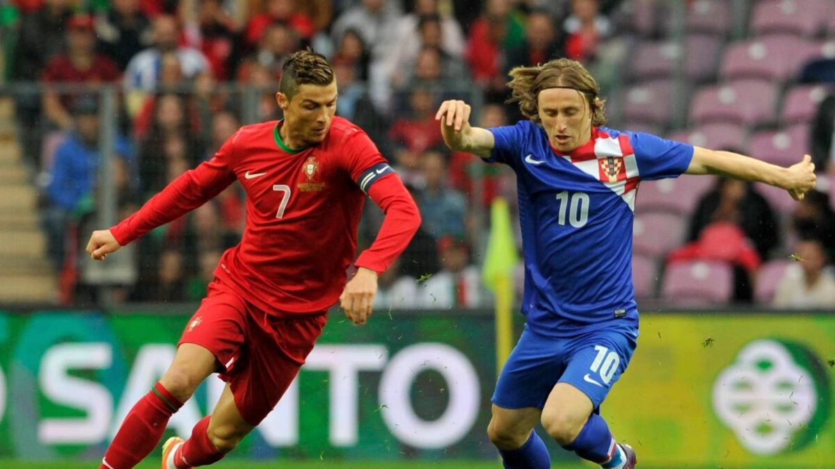 Cristiano Ronaldo e Luka Modric