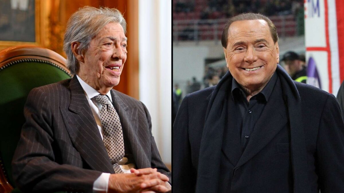 Massimo Moratti e Silvio Berlusconi