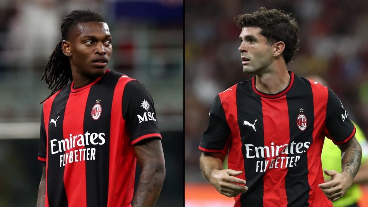 Rafael Leao e Christian Pulisic, Milan