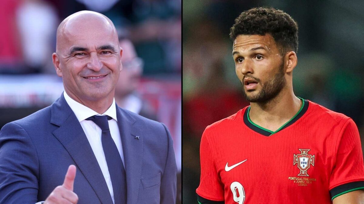 Roberto Martinez e Goncalo Ramos