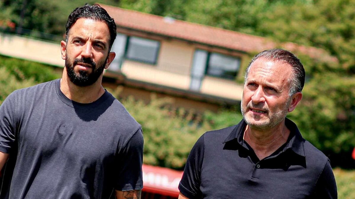 Rúben Amorim, allenatore AC Milan e Gerry Cardinale, proprietario del club rossonero, hanno avuto un summit di calciomercato a Milanello nei giorni scorsi