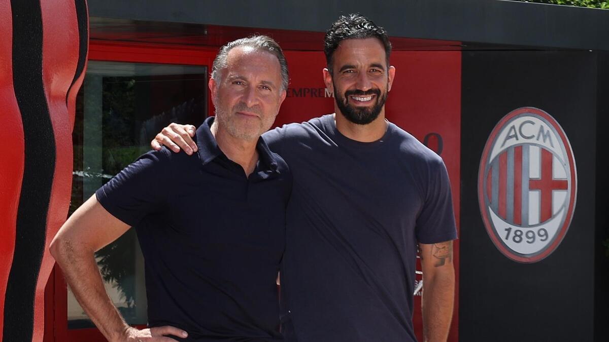 Gerry Cardinale, proprietario AC Milan e Rúben Amorim, allenatore dei rossoneri, veri e propri protagonisti del calciomercato estivo 2026