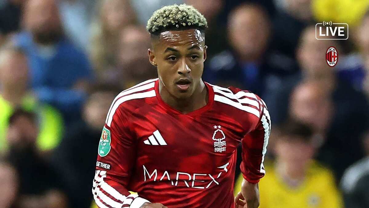 Omari Hutchinson, attaccante Nottingham Forest, è il nuovo acquisto del Milan in questo calciomercato estivo 2026: segui LIVE la sua prima giornata in rossonero