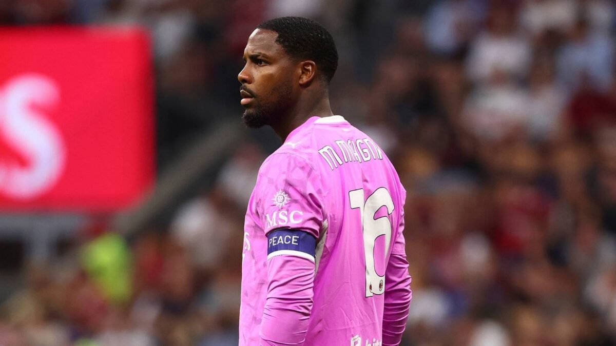 Mike Maignan, portiere AC Milan, potrebbe lasciare i rossoneri in questo calciomercato estivo 2026