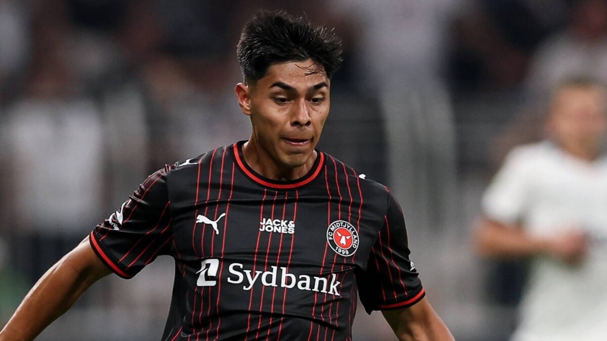 Dario Osorio, attaccante Midtjylland, obiettivo del Milan per il calciomercato estivo 2026