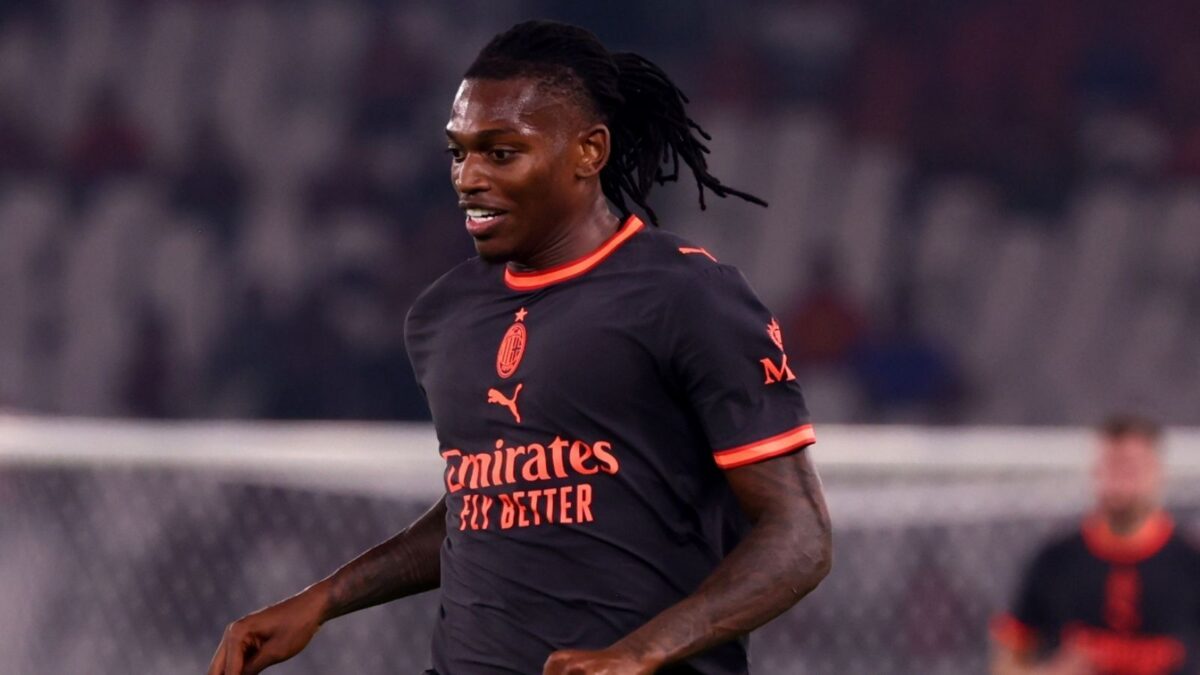 Rafael Leão, attaccante AC Milan, potrebbe andare via in questo calciomercato estivo 2026