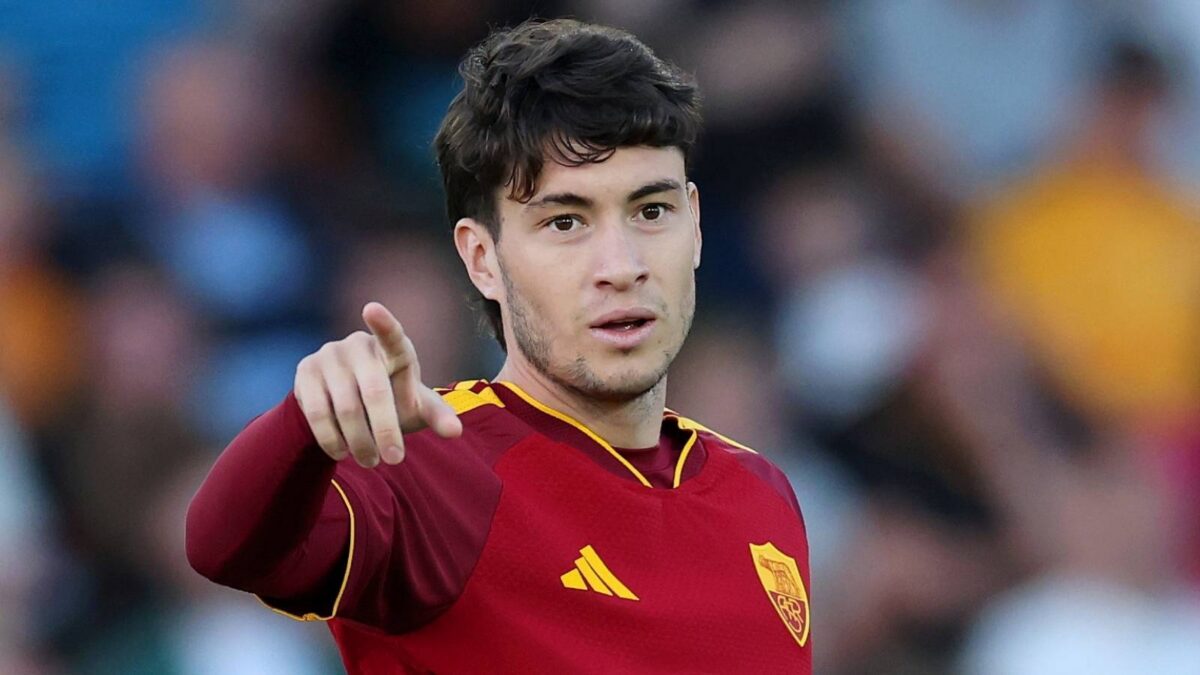 Matías Soulé, attaccante AS Roma, obiettivo del Milan per il calciomercato estivo 2026