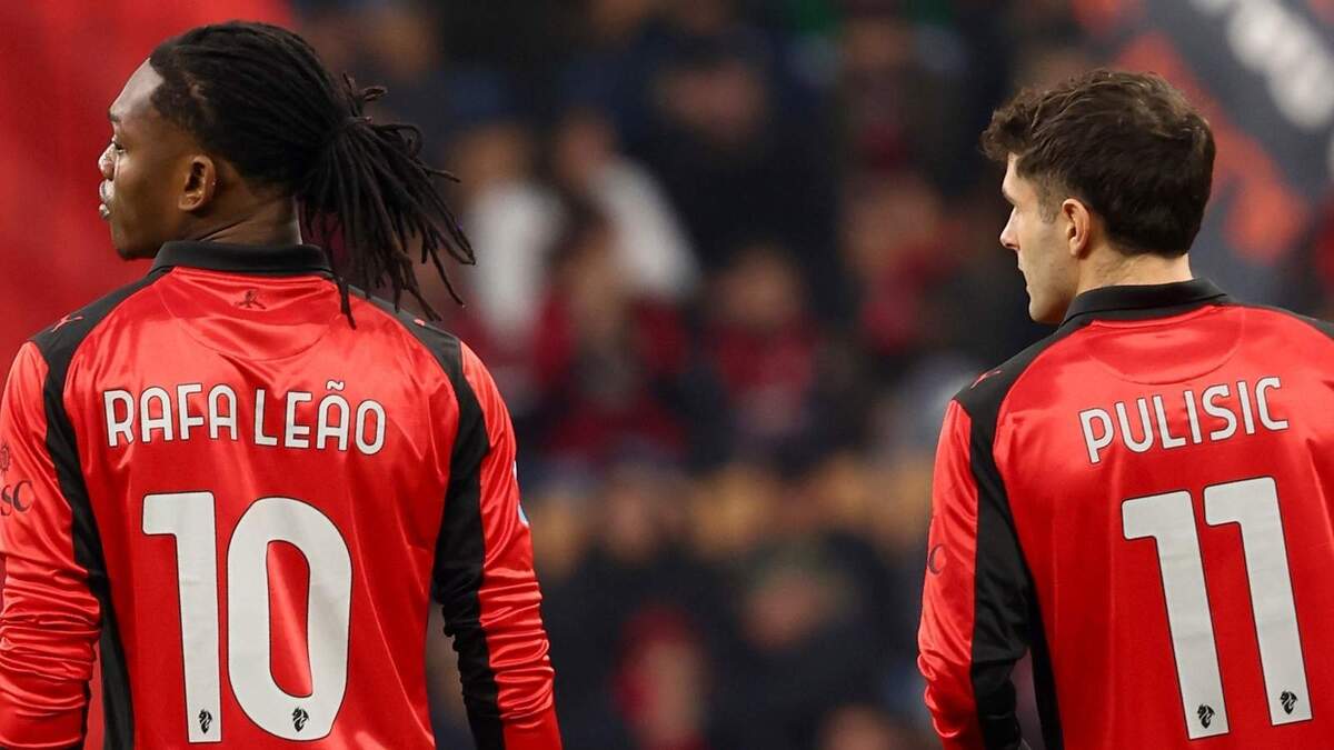 Rafael Leao e Christian Pulisic
