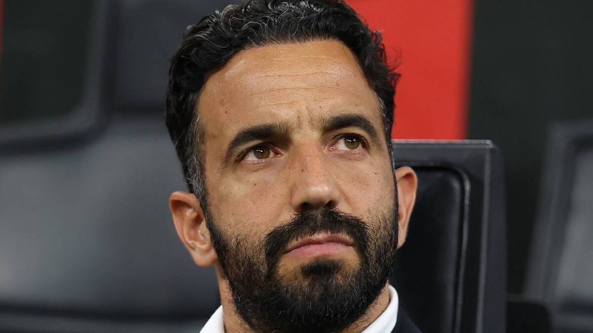 Rúben Amorim, allenatore AC Milan, qui durante Milan-Venezia 2-0 (Serie A 2026-2027)