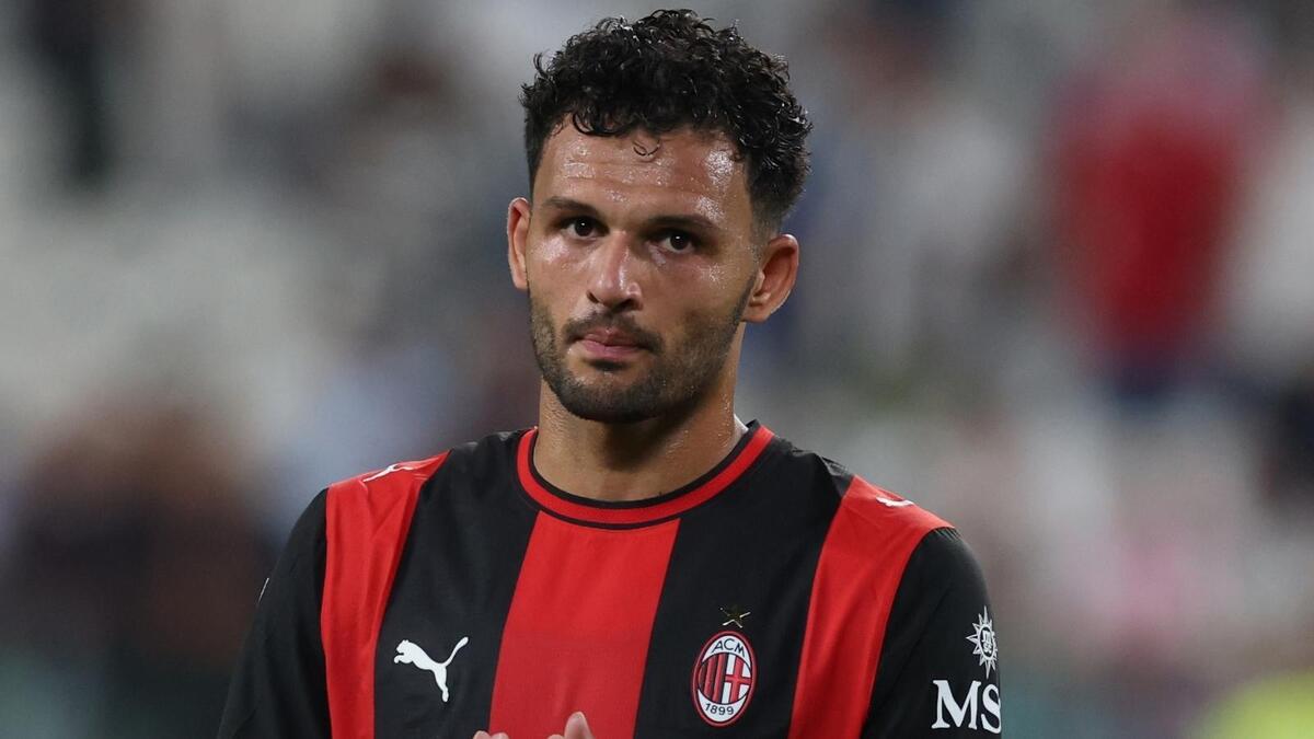 Gonçalo Ramos, attaccante AC Milan, qui durante Juventus-Milan 1-1 (Serie A 2026-2027)