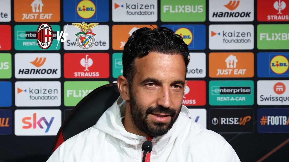 Milan-Benfica, prima partita della fase campionato dell'Europa League 2026-27. Al termine della partita ha parlato in conferenza l'allenatore rossonero Amorim