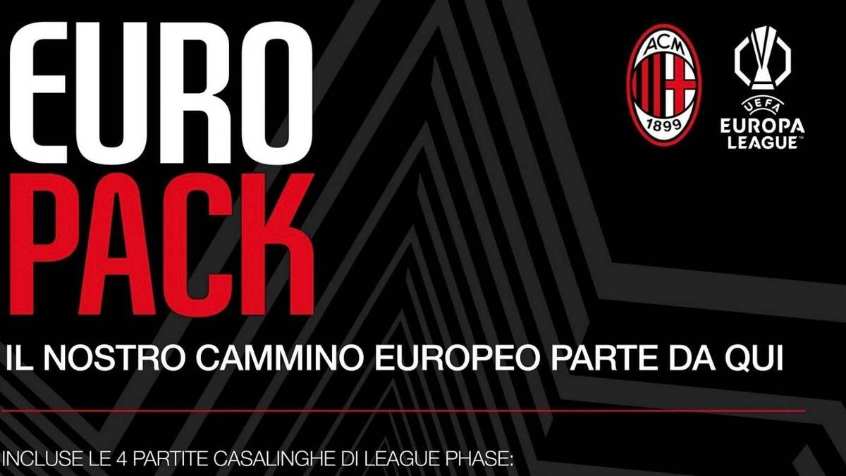 In vendita l'Euro Pack, il mini-abbonamento di Europa League per le partite casalinghe del Milan