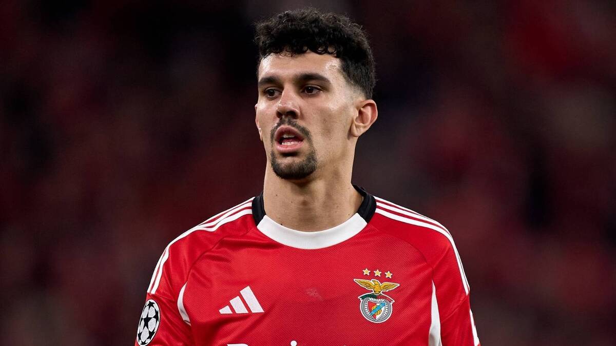 Tomás Araújo (difensore Benfica) è un obiettivo del Milan per il calciomercato invernale 2027