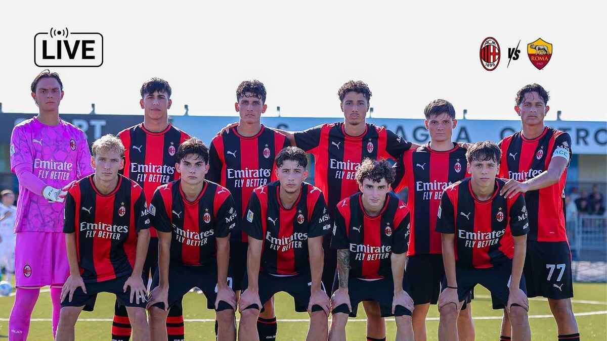Il LIVE testuale di Milan-Roma, partita della 5^ giornata del Campionato Primavera 1 2026-2027