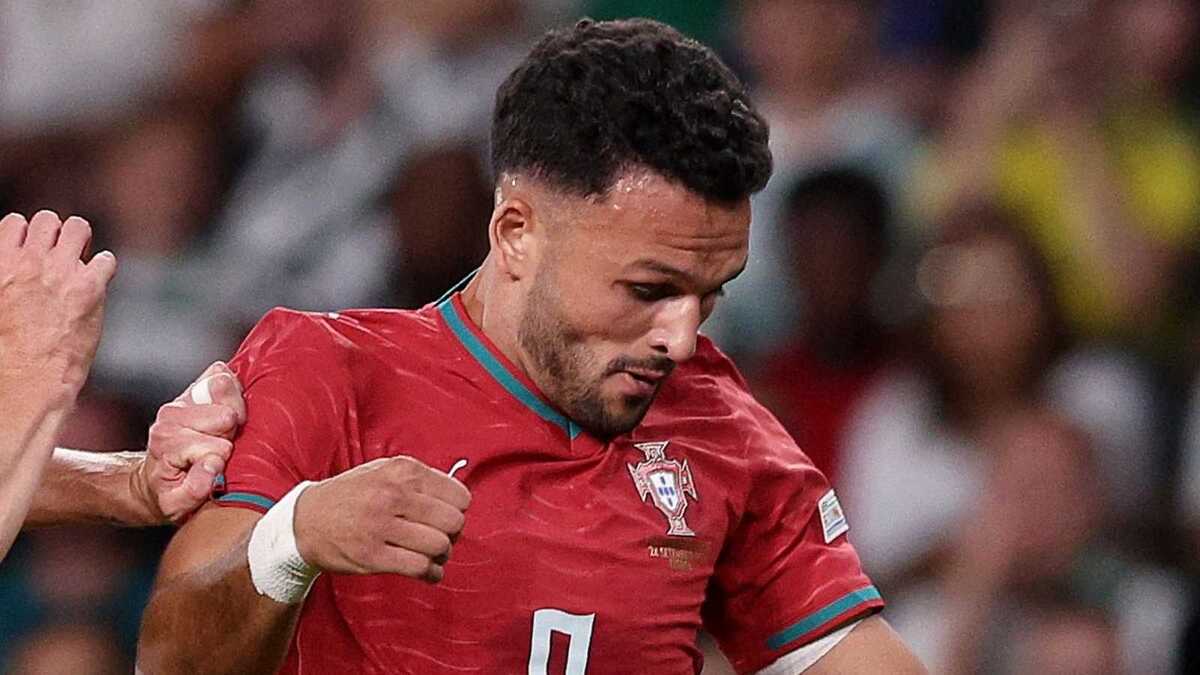 Gonçalo Ramos (attaccante AC Milan), qui durante Portogallo-Galles 1-0 (Nations League 2026-2027)
