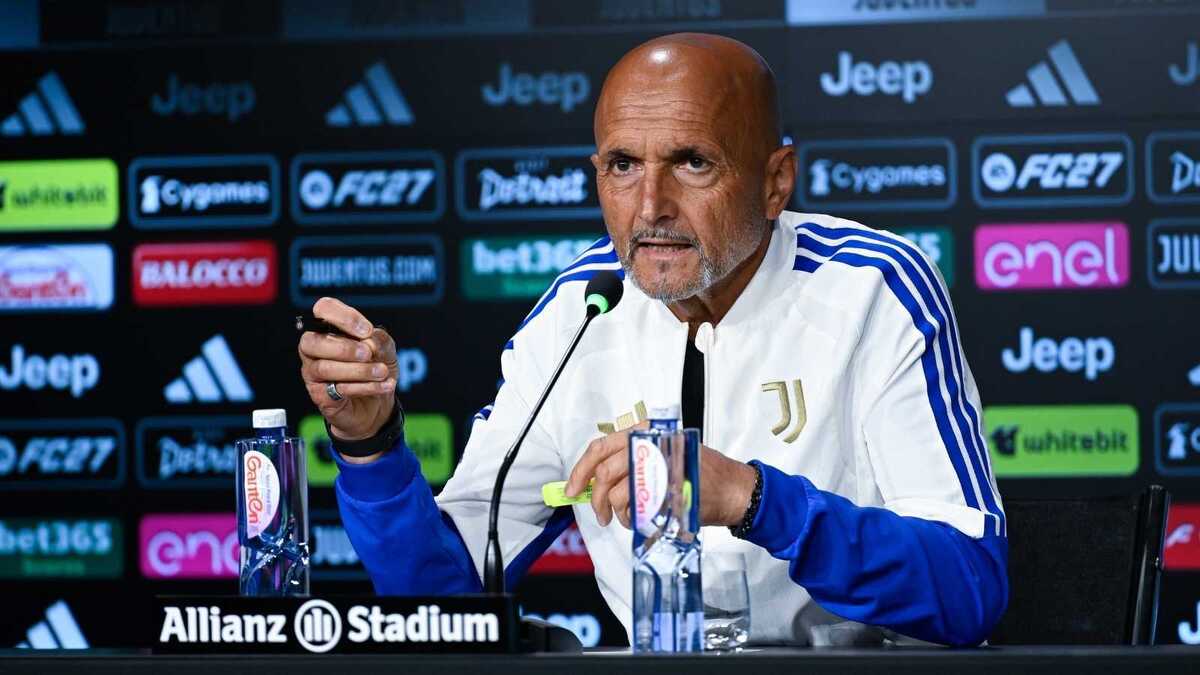 Luciano Spalletti, allenatore Juventus, qui durante una conferenza stampa