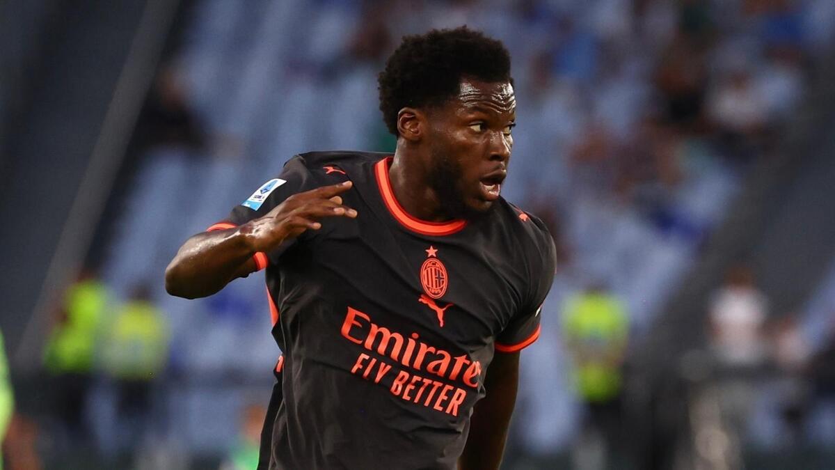 Yunus Musah (centrocampista AC Milan), qui durante Lazio-Milan 2-2 (Serie A 2026-2027)