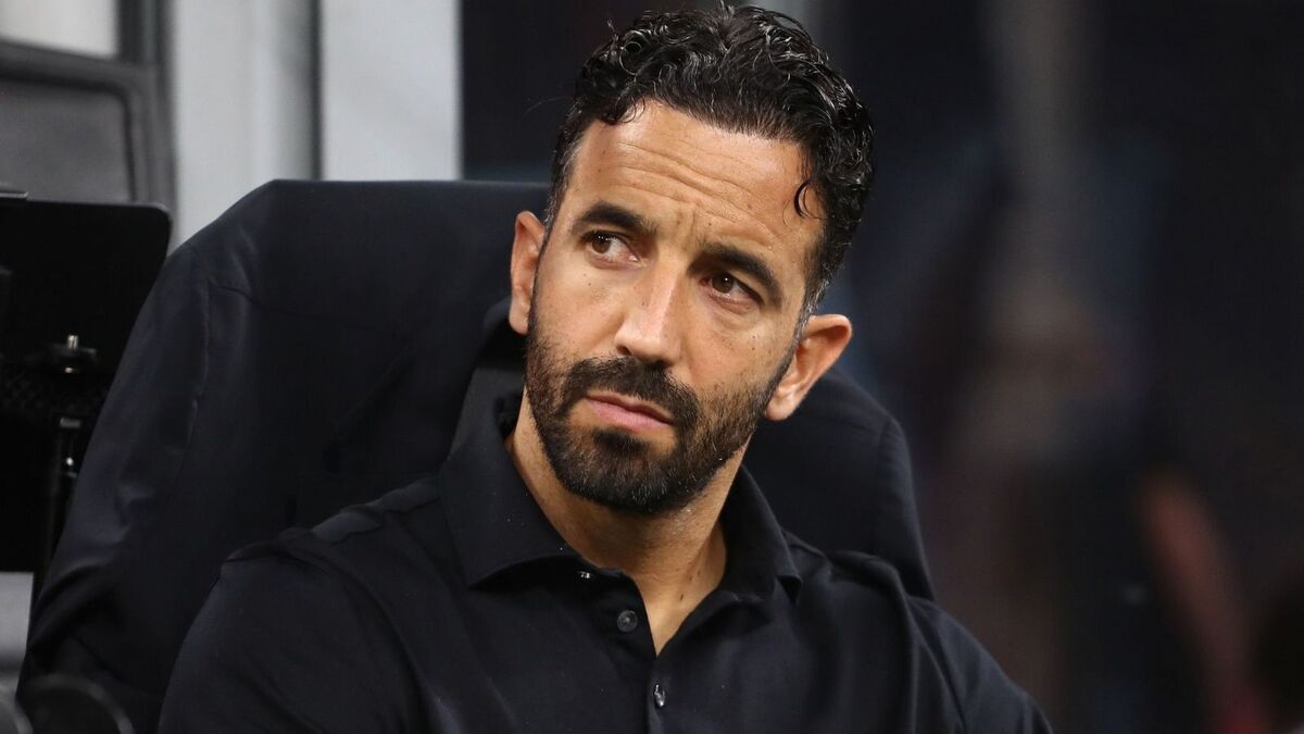 Rúben Amorim (allenatore AC Milan), qui durante Milan-Lecce 3-0 (Serie A 2026-2027)