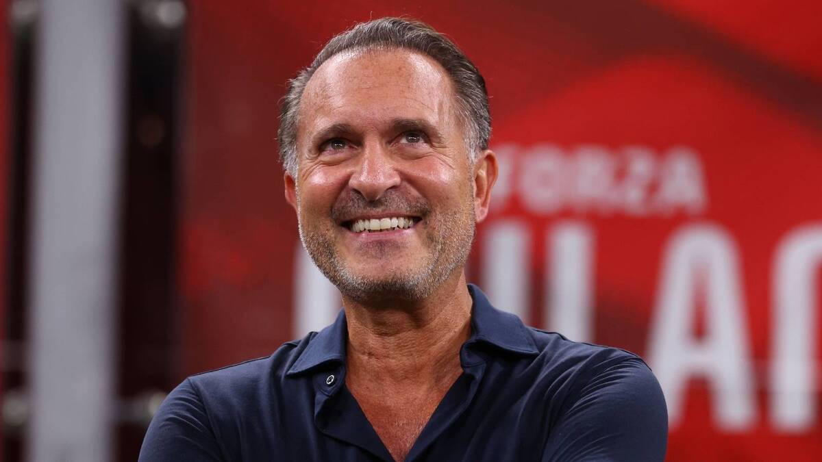 Gerry Cardinale (managing partner RedBird e proprietario AC Milan), qui al termine di Milan-Lecce 3-0 (Serie A 2026-2027)