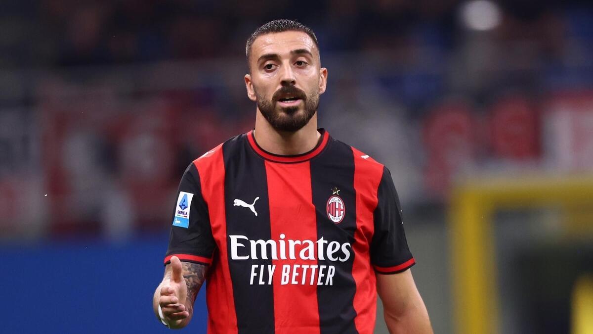 Mario Gila (difensore AC Milan), qui durante Milan-Lecce 3-0 (Serie A 2026-2027)
