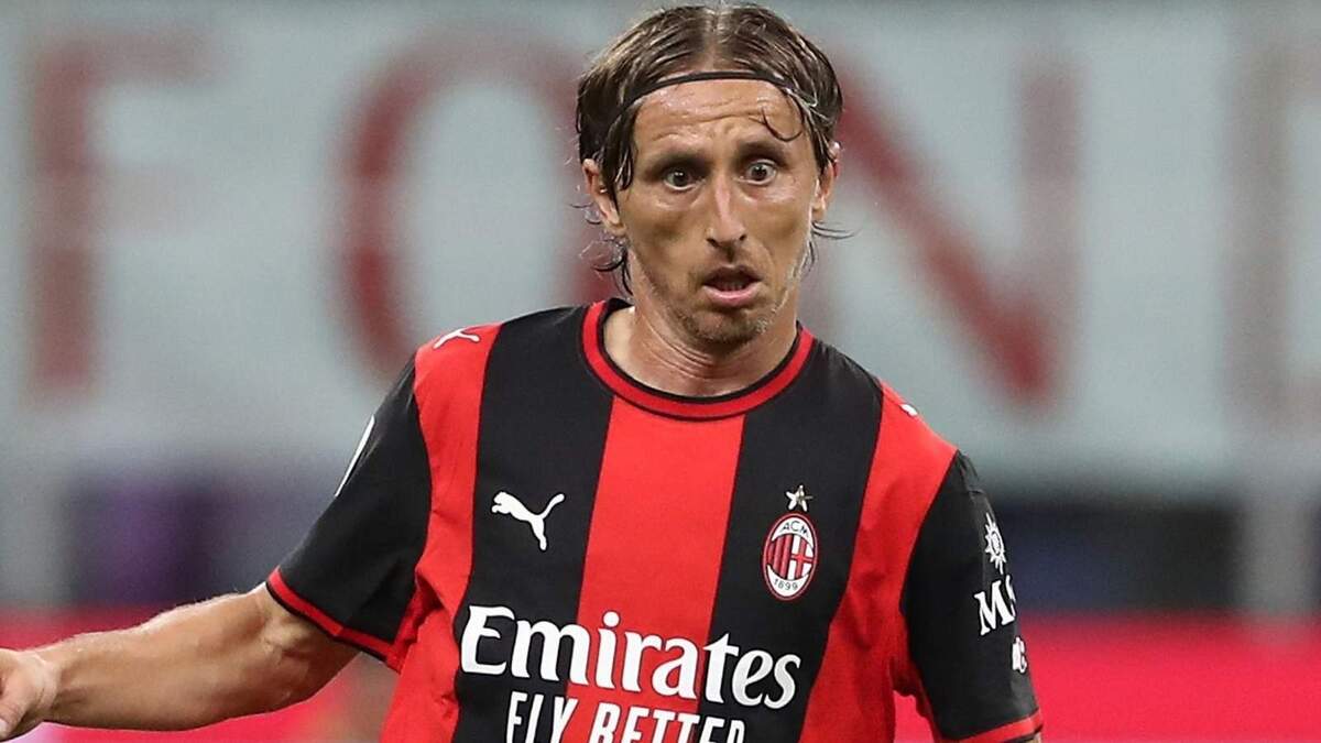 Luka Modrić (centrocampista AC Milan), qui durante Milan-Lecce 3-0 (Serie A 2026-2027)